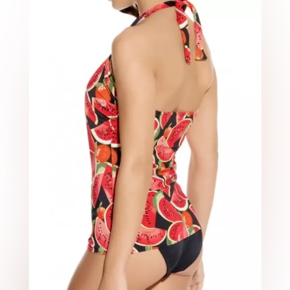 Freya Watermelon Underwired Tankini Swim 34F Top - Picture 7 of 8